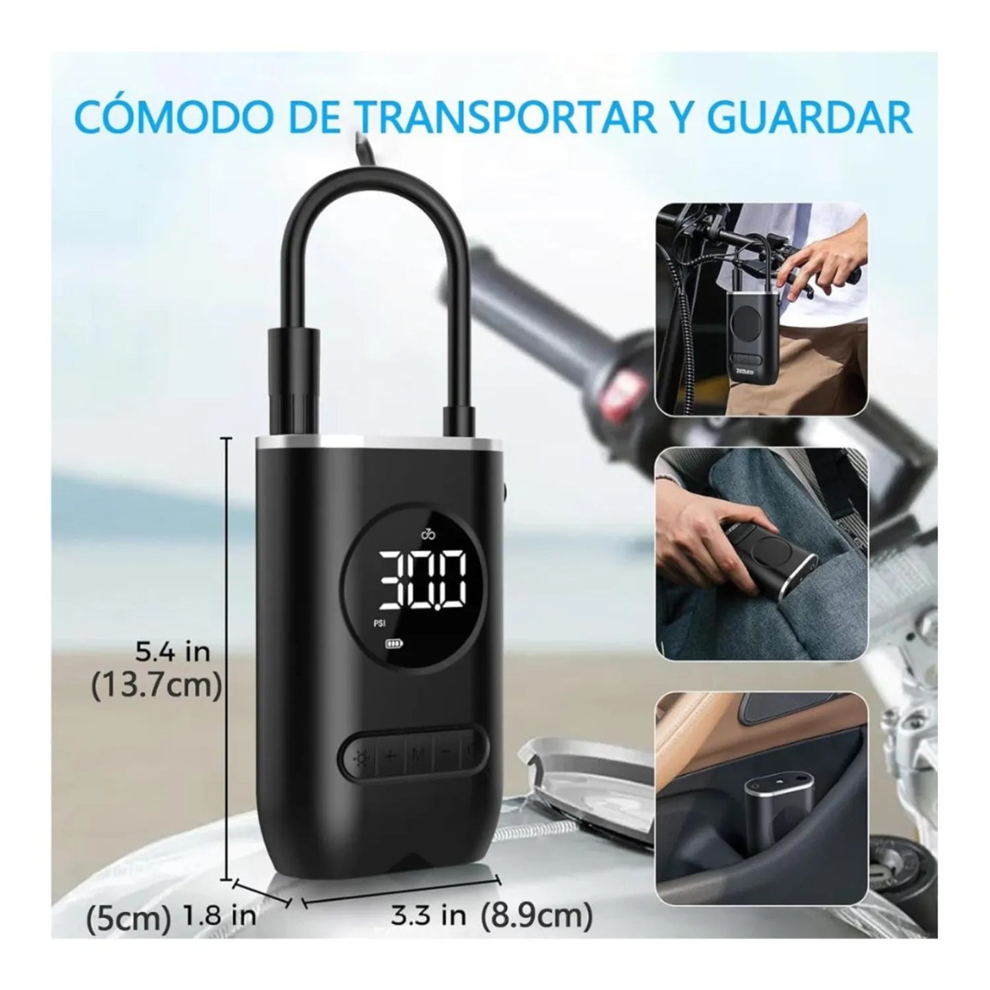 Compresor Inflador Portátil
