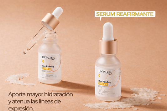 Serum facial de arroz