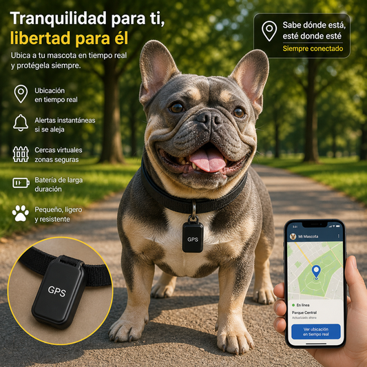 Mini GPS para mascota