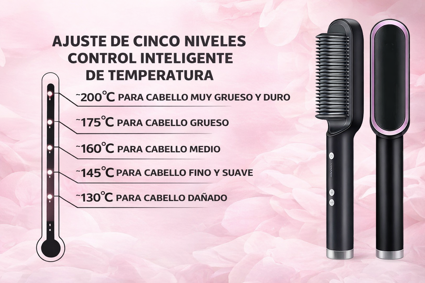 Cepillo secador plancha 2 en 1