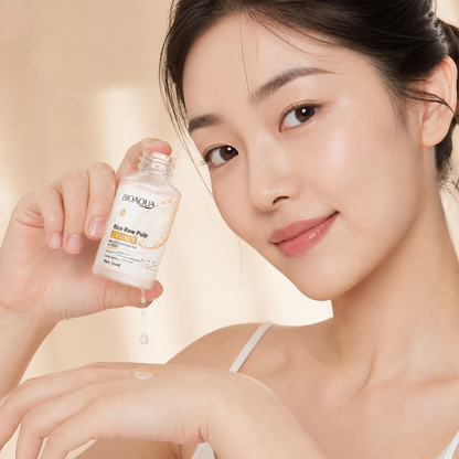 Serum facial de arroz